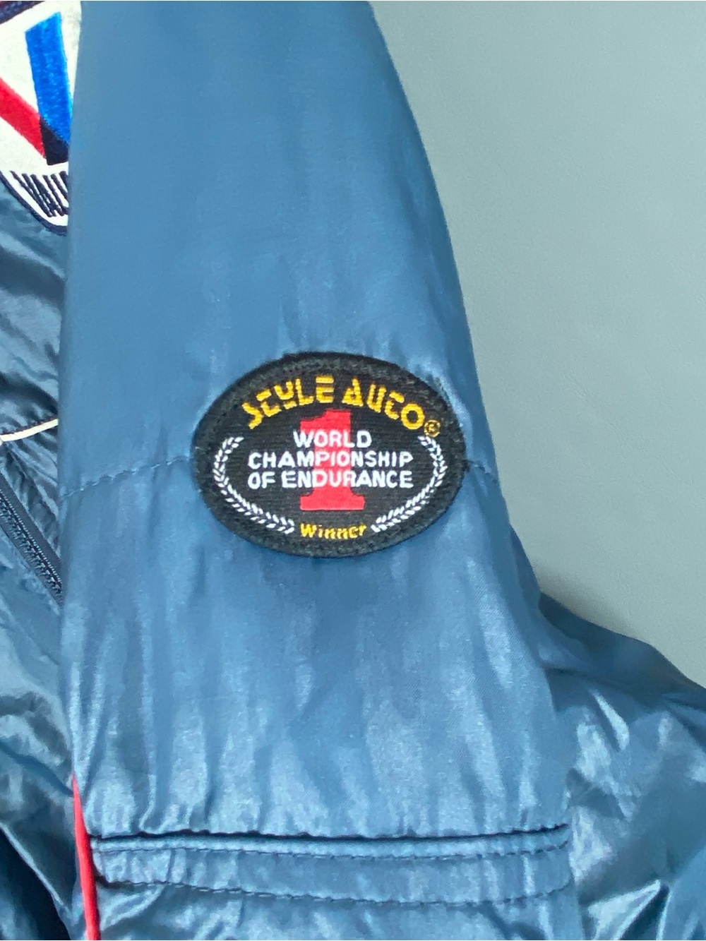 Vintage Style Auto Valvoline Racing Jacket Mens XL Blue Endurance Winner - Picture 6 of 13